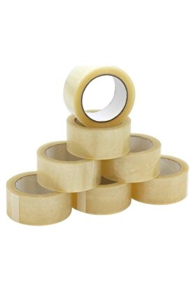 Evi̇mdeyokyok 6 Adet 45Mm X 100Mt Şeffaf Koli̇ Bandı