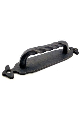 Ethab Ticaret Glb-Stl41414 Antika Tarz Dekoratif Pirinç Burgulu Çekme Kol - 148X33 Mm, Oksit