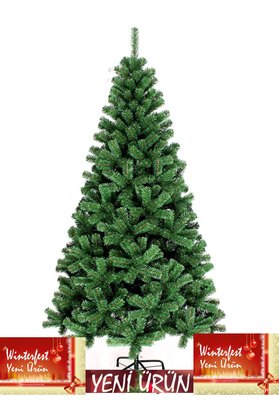 Winterfest Gerçek Görsel Yılbaşı Çam Ağacı 180 Cm 550 Gür Dallı Yeni Ürün