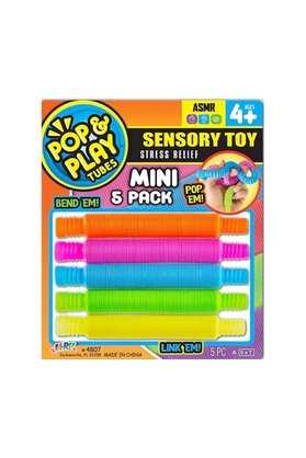 Ethab Ticaret 04807 -Sun-Jru-Pop Play Tubes Duyusal Oyuncağı Mini 5Li 2A Krtl - 1 Adet