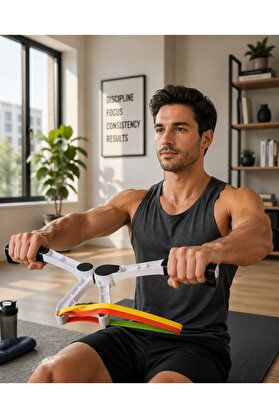Trivogue Evde Spor İçin Direnç Bantlı Üst Vücut Egzersiz Aleti