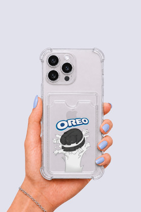 Ethab Giyim İphone 13 Pro Max Kartlıklı Oreo Desenli Kılıf - Glst8454-3621
