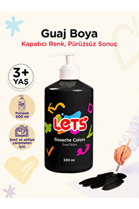 Lets Guaj Boya Siyah 500 ml