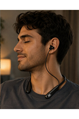 Emvera Bluetooth 5.3 Boyun Askılı Kulaklık Düşük Gecikmeli Manyetik Tasarım