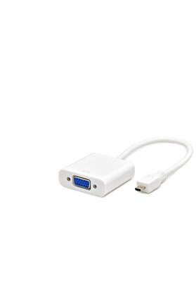 Evi̇mdeyokyok Usb Mıcro To Vga F Çevi̇ri̇ci̇ Beyaz Hdx7810