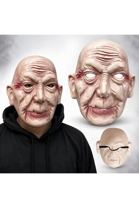 Ethab Ticaret Korkunç Yaşlı Adam Gerçekçi İhtiyar Maske
