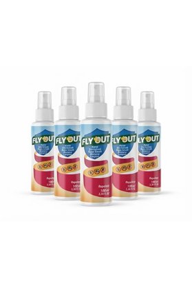 Bio Fly Out 100 Ml Kene, Sivrisinek Ve Kara Sinek Kovucu Losyon (5 Li Avantaj Paketi)