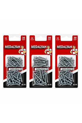Go İthalat 360 Adet 3.5X25 Sunta Vidası 12X30Pcs () Glbl-Stl57839
