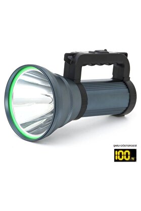 Evi̇mdeyokyok 200W Şarjlı El Feneri̇ Projektör – Yüksek Güçlü Led Aydınlatma Wt-411