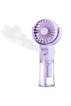 Go İthalat 4 Kademeli Spreyli Şarjlı El Fanı – Boyuna Asılabilir Usb Şarjlı Taşınabilir Mini Fan F4 () Glbl-Stl