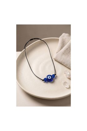 Evimdeyokyok Handmade Bohem Mavi Nazar Kolye Tj-Bko11198