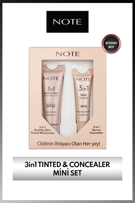 NOTE 3in1 Mini Set – Healthy Skin Tinted Moisturizer 10 + Serum Concealer 10