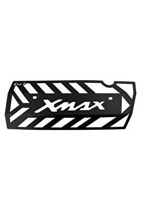 GP Kompozit Yamaha Xmax 250 2018-2024 Uyumlu Egzoz Koruma Kapağı Siyah