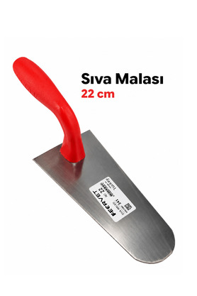 Genel Markalar Sıva Malası | 22 cm | Briket İnşaat Duvarcı Malası Profesyonel Çelik Gövdeli Plastik Saplı