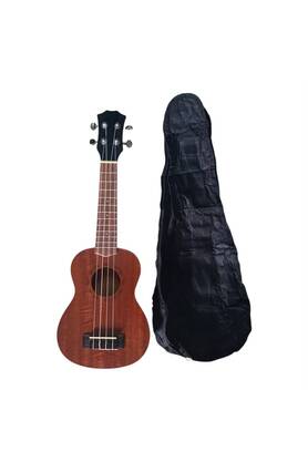 Köhner Kh-Sul Masif Maun Soprano Ukulele – 4 Telli 12 Perde Akustik Ukulele – Maun Ağacı Gövde – Soprano Kasa – Kılıf Hediye