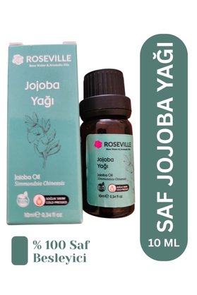 Roseville Jojoba Yağı %100 Saf Ve Doğal Soğuk Sıkım 10 Ml
