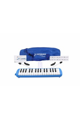 hepeğitim 32 Tuşlu Bez Çantalı Lacivert Melodika