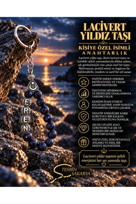 Tesbih Sakarya Kişiye Özel İsimli - Doğal Taş - Anahtarlık - 12 Renk Mevcuttur