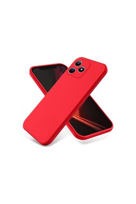 Evimdeyokyok Realme Note 50 4G Kılıf First Silikon - Kırmızı