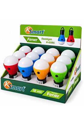 Ethab Ticaret Glbl-Tstil4136 Ampul Fener - Pilli - Askılı - 1 Adet