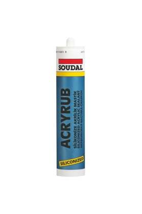 Ethab Ticaret Soudal Acryrub Silikonize Mastik 310 Ml Siyah