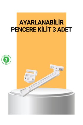 Northcity N Pencere Cam Emniyet Kilidi Açılma Sınırlayıcı Set