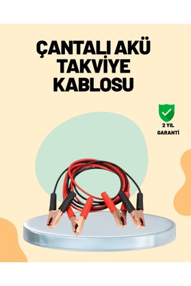 Nw Nessiworld 1200 Amper Jumper Kablo 2 Metre Bakır Uçlu Araç Takviye Seti