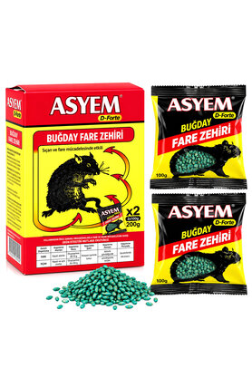 Go İthalat Buğday Fare Yemi Zehiri 2X100=200Gr () Glbl-Stl57839