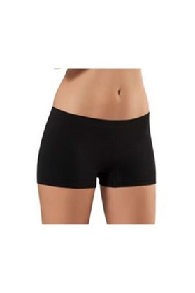 Ethab Ticaret Siyah Dikişsiz Kadın Boxer Korse