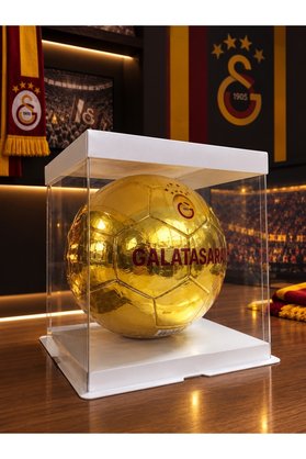 Galatasaray Orjinal Lisanslı Premium Parlak Futbol Topu Pompa Hediyeli Gs