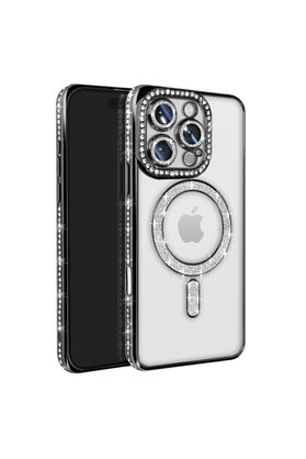 Ethab Ticaret Glb-Stl41414 Samsung Galaxy A37 5G Loji Magsafe Kapak - Çöl Titanyum