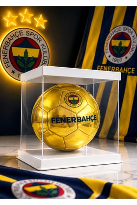Fenerbahçe Orjinal Lisanslı Premıum Parlak Futbol Topu Pompa Hediyeli