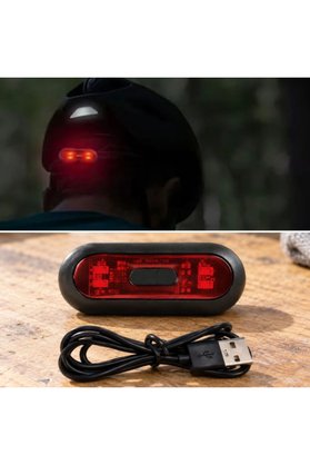 Ethab Ticaret Glbl-Tstil4136 Kırmızı Led Kask Flaşörü - Usb Şarjlı - Kask Aydınlatma Işığı