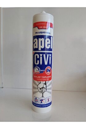 Mitre Apel Sıvı Çivi Montaj Kit Çok Güçlü Yapıştırıcı 300 gr Şeffaf