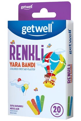 Getwell Getweell Renkli Yara Bandı 20 Adet