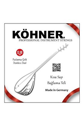 Köhner Kısa Sap / Bağlama Teli̇