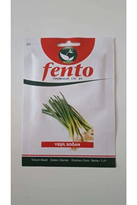 Fento Marka Yeşi̇l Soğan Tohumu 1 Paket %100 Yüksek Veri̇mli̇di̇r.