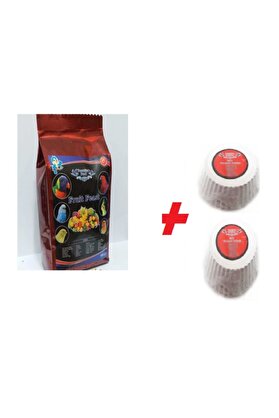 Meyveli̇ Mama 500Gr+Gaga Taşıx2 (Sağlıklı Kuş Yeti̇şti̇rmek Isteyenler Içi̇n)