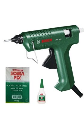Bosch Pkp 18 E Sıcak Mum Silikon Tabancası+1 Kg Çubuk Kalın+japon Yapıştırıcısı Hediye