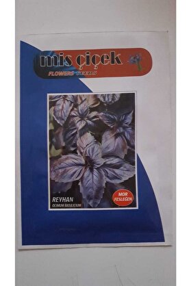 Mi̇s Çi̇çek Reyhan Tohumu 1 Paket %100 Yüksek Veri̇mli̇di̇r.