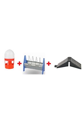 World Pi̇geons Güverci̇n Suluğu 1 Li̇tre + 15 Cm Güverci̇n Yemli̇k +Güverci̇n Tünek