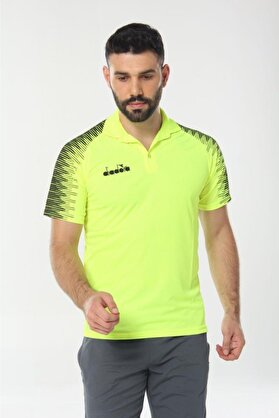 Di̇adora Uni̇sex Yeşi̇l Ri̇ti̇m Kamp Polo T-Shi̇rt