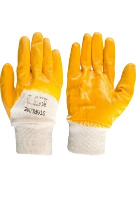 Starline Starlıne E-203 Nitril Eldiven Sarı Xl-10 Beden ( 1 Paket:12 Çift )