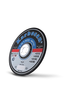 KARBOSAN 180'lik Metal Kesme Taşı (10 ADET) 180x3,0x22,23a 24 Q Taş