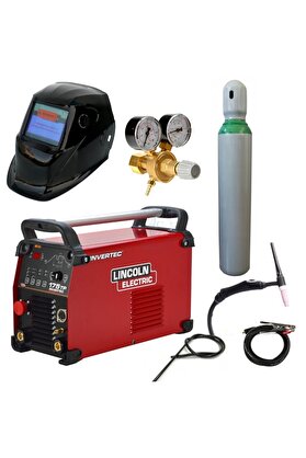 LİNCOLN ELECTRIC Invertec 175-tp Hava Soğutmalı Dc Pulse Argon Tıg Kaynak Makinesi Set