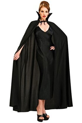 Go İthalat Si̇yah Renk Yakalı Halloween Peleri̇ni̇ 120 Cm