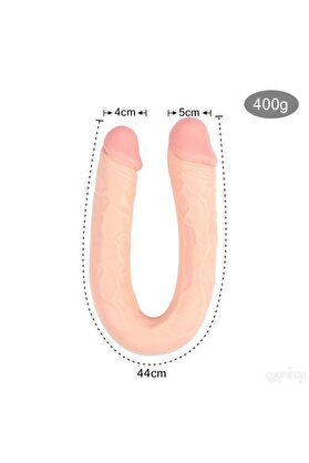 Meyrabest Blake U-Shape Gerçekçi̇ Çi̇ft Başlı Reali̇sti̇k Peni̇s