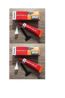 Würth Silikon Sıvı Conta( 2 Adet Set )siyah 250°c Isıya Dayanıklı 70ml