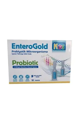 Dnz Enterogold Kids Probiotic 2 Milyar 10 Flakon 8699956001227