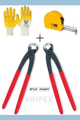 Knipex Kerpeten 280mm 2 Adet) (DEKOR METRE 25MM 5 MT ÜNİVERSAY ELDİVEN) Ekonomik Seri
